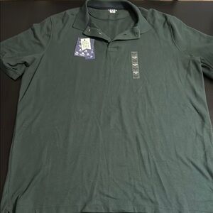 Croft & Barrow Men's Green Polo Shirt XXL tall NWT